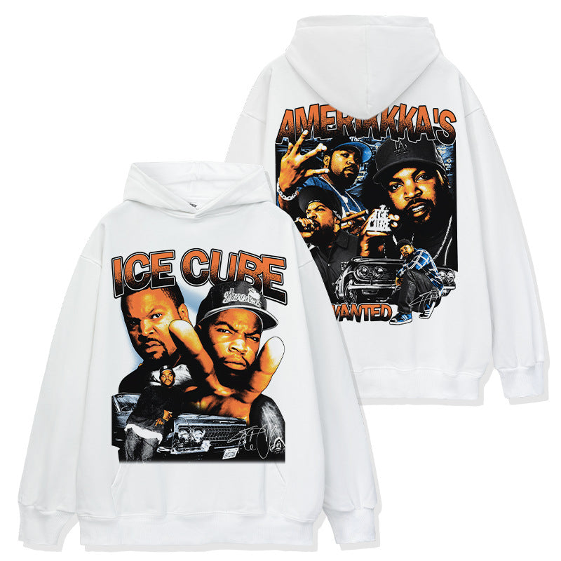 Ice Cube Double-sided Montage Hoodie