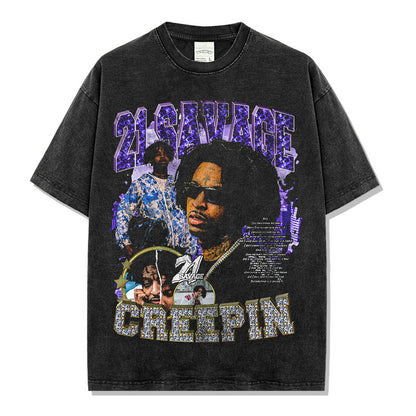 21 Savage Montage Creepin T-shirt