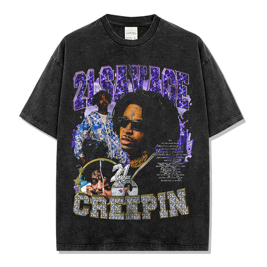 21 Savage Montage Creepin T-shirt