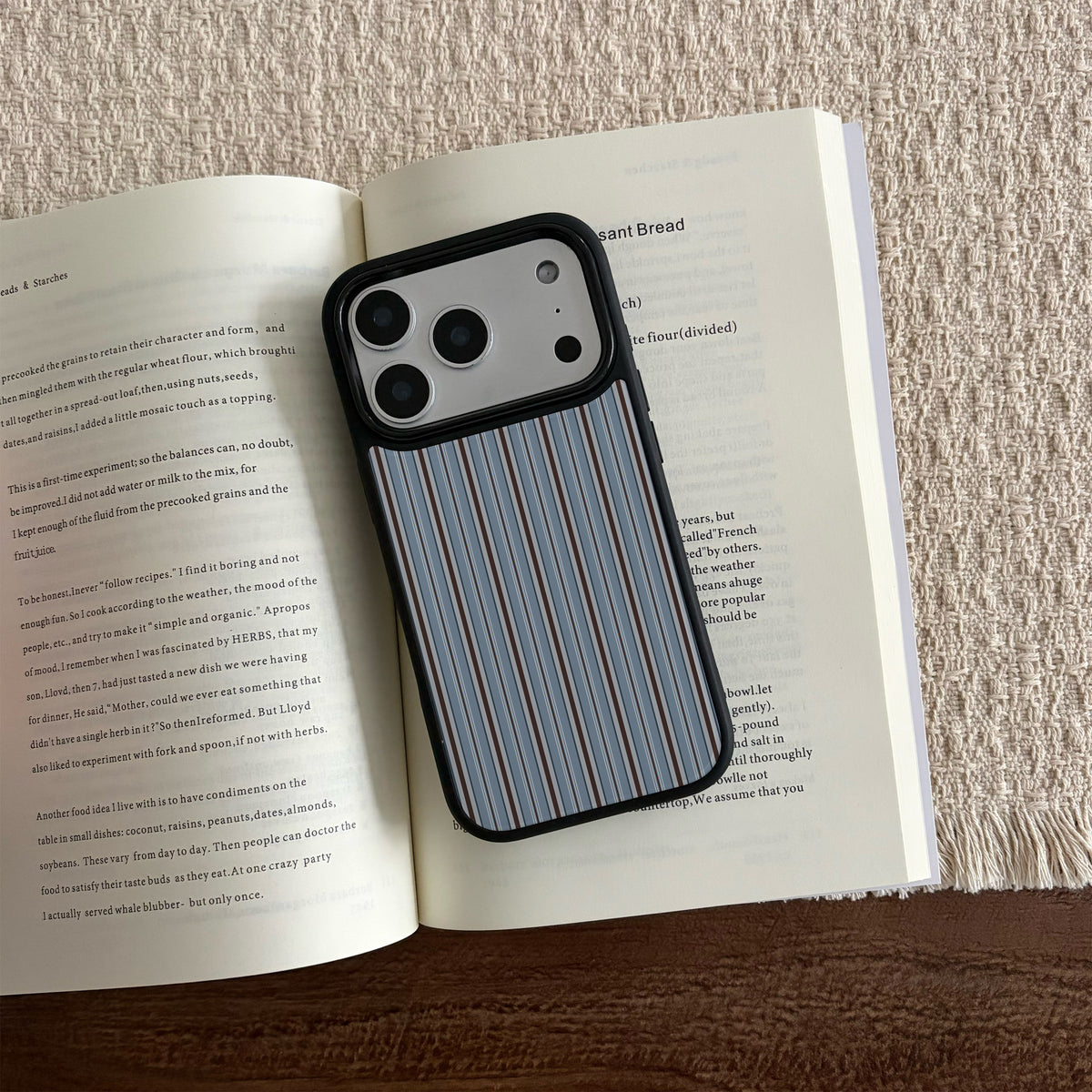 Vertical Thin Stripes iPhone Case