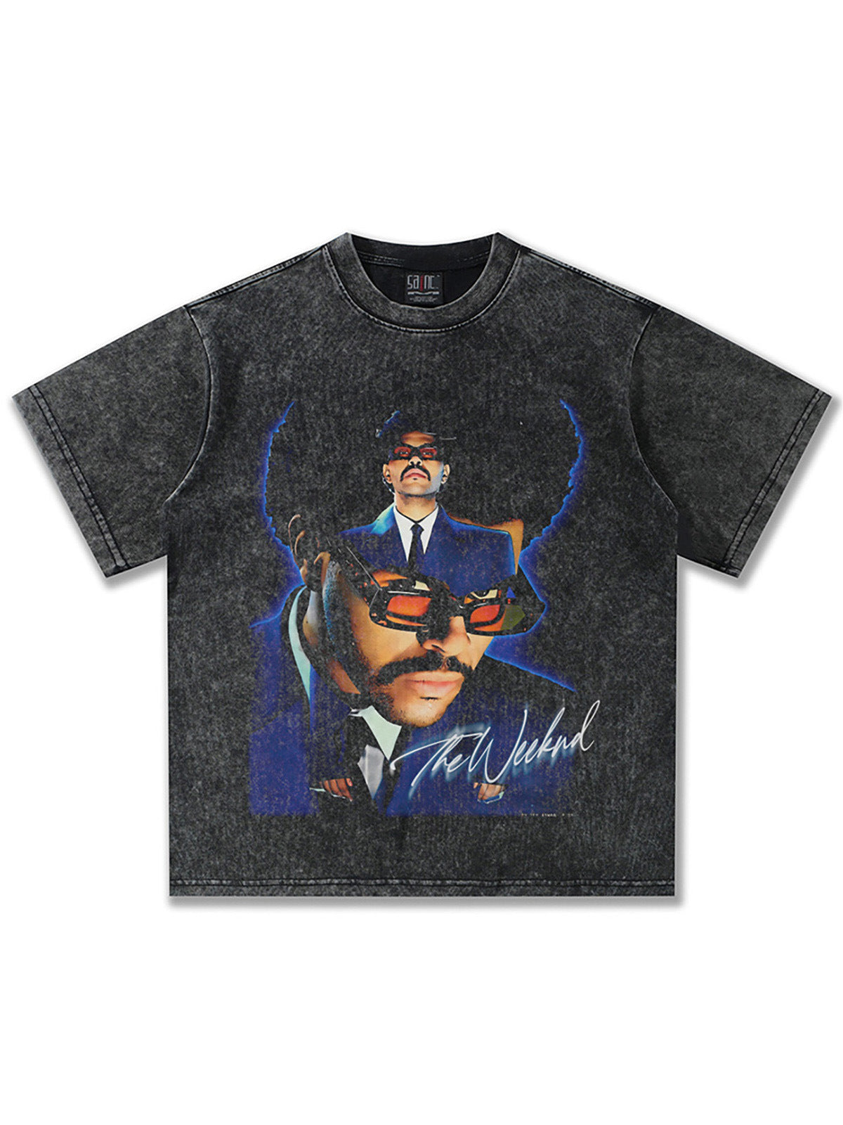 The Weeknd Double Blue Montage T-Shirt