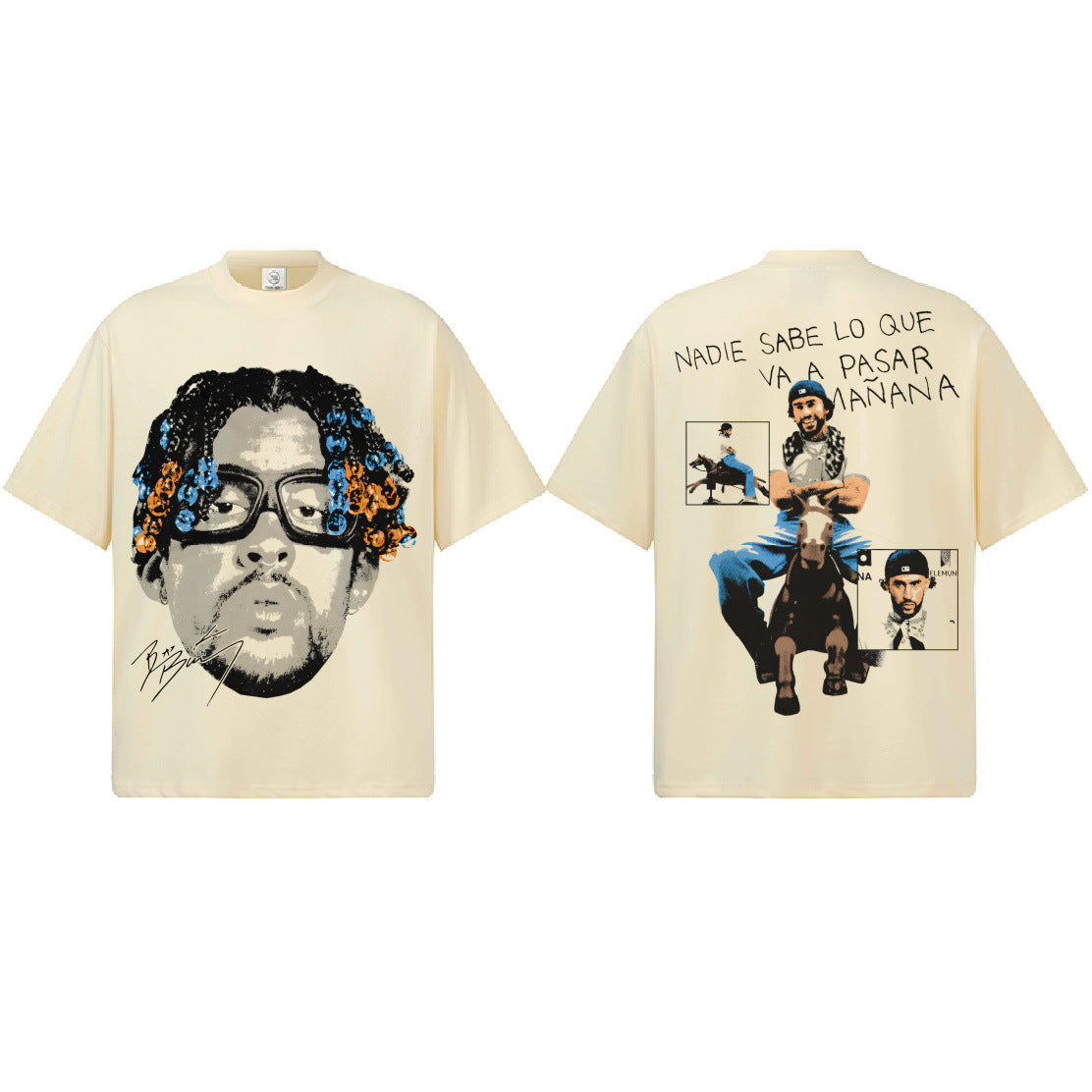 Bad Bunny Signature Face T-Shirt