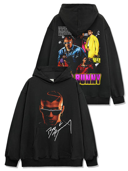 Bad Bunny Signature Face Colorful T-Shirt / Hoodie / Sweatshirt