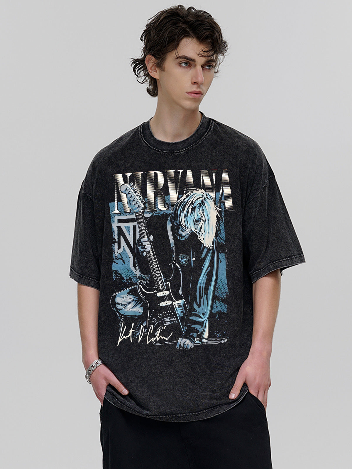 Nirvana Retro Drawing T-Shirt
