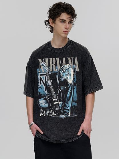 Nirvana Retro Drawing T-Shirt