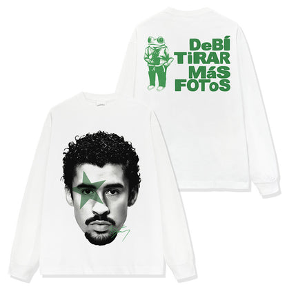 Bad Bunny DeBÍ TiRAR MáS FOToS Green Design T-shirt / Hoodie / Sweatshirt