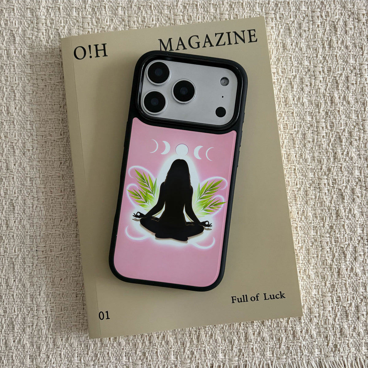 Meditation Moon iPhone Case