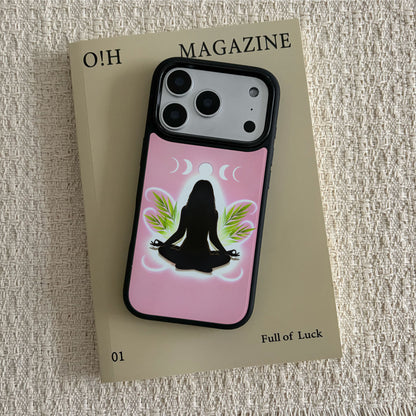 Meditation Moon iPhone Case