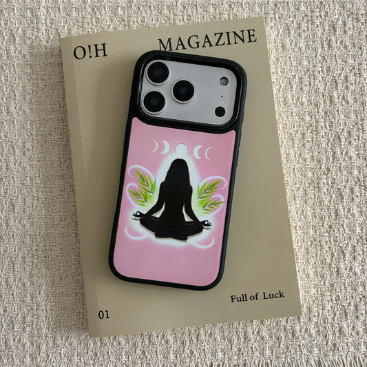 Meditation Moon iPhone Case
