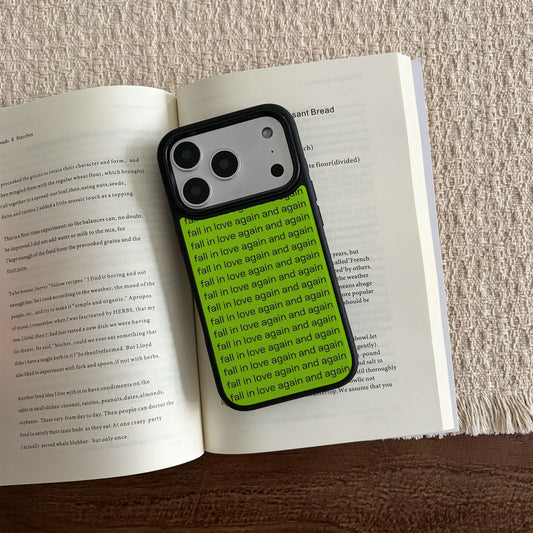 Fall In Love Again and Again iPhone Case