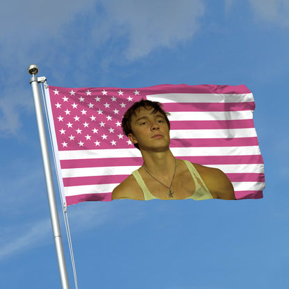 Drew Starkey Tapestry Flag