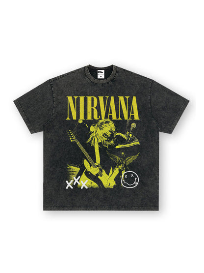 Nirvana Yellow Design T-Shirt