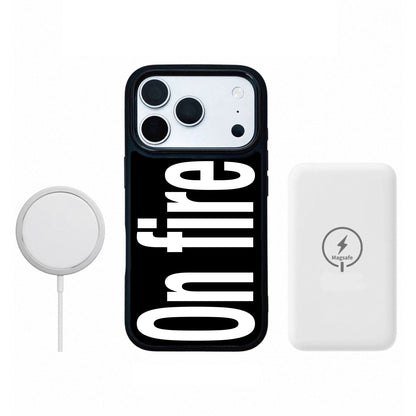 On fire iPhone Case