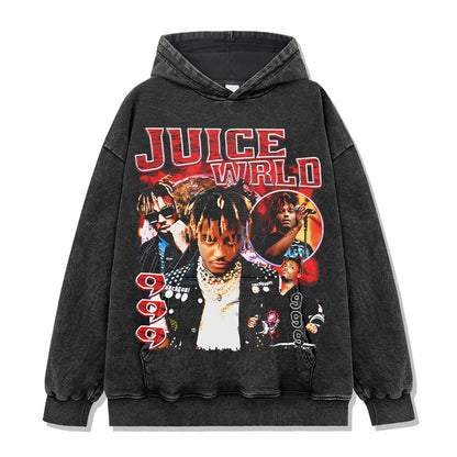 JUICE WRLD 999 Red Montage Hoodie