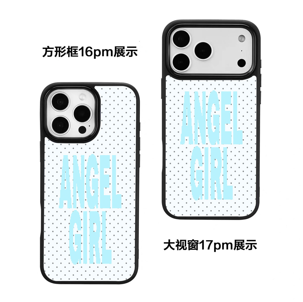 Angel Girl Polka Dots iPhone Case