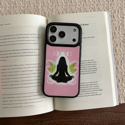 Meditation Moon iPhone Case
