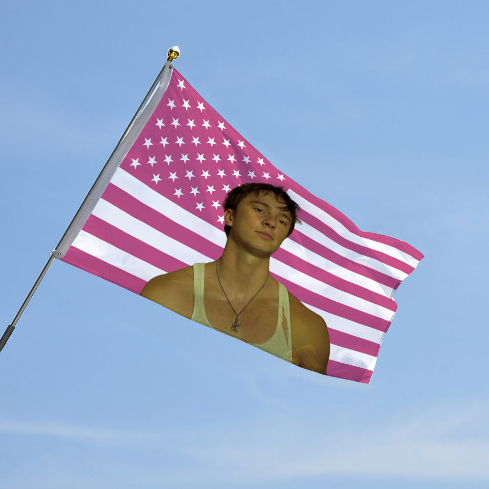 Drew Starkey Tapestry Flag