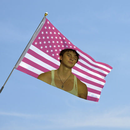 Drew Starkey Tapestry Flag