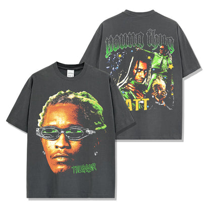 Young Thug Double-sided Green T-Shirt