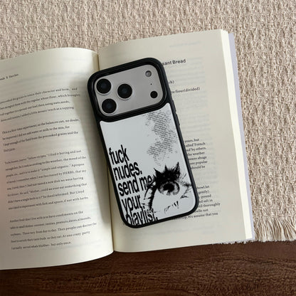Send Me Your Playlist iPhone Case