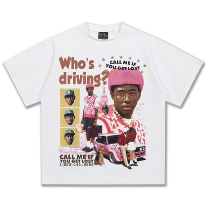Tyler The Creator Who's Driving T-Shirt