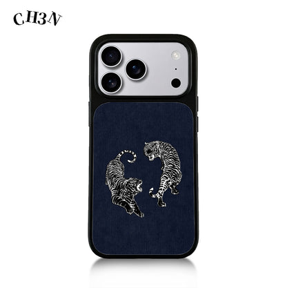 Double Tigers iPhone Case