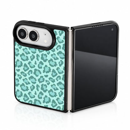 Green Leopard Print iPhone Duo Case