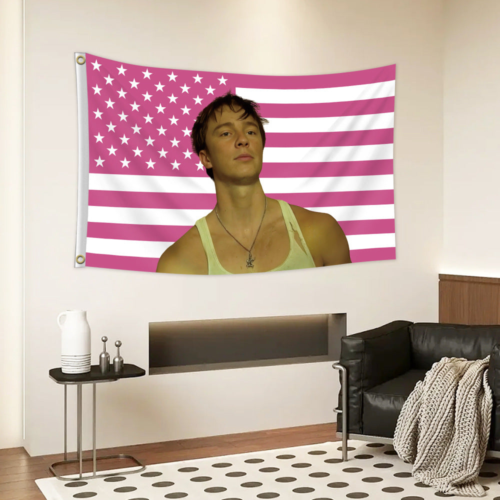 Drew Starkey Tapestry Flag