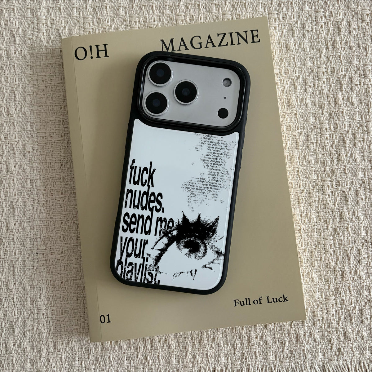 Send Me Your Playlist iPhone Case