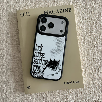 Send Me Your Playlist iPhone Case