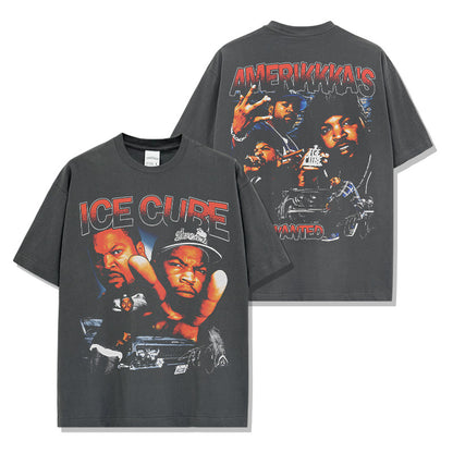 Ice Cube Double-sided Montage T-shirt