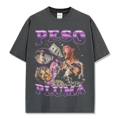 Peso Pluma Purple Montage T-shirt