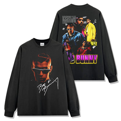 Bad Bunny Signature Face Colorful T-Shirt / Hoodie / Sweatshirt