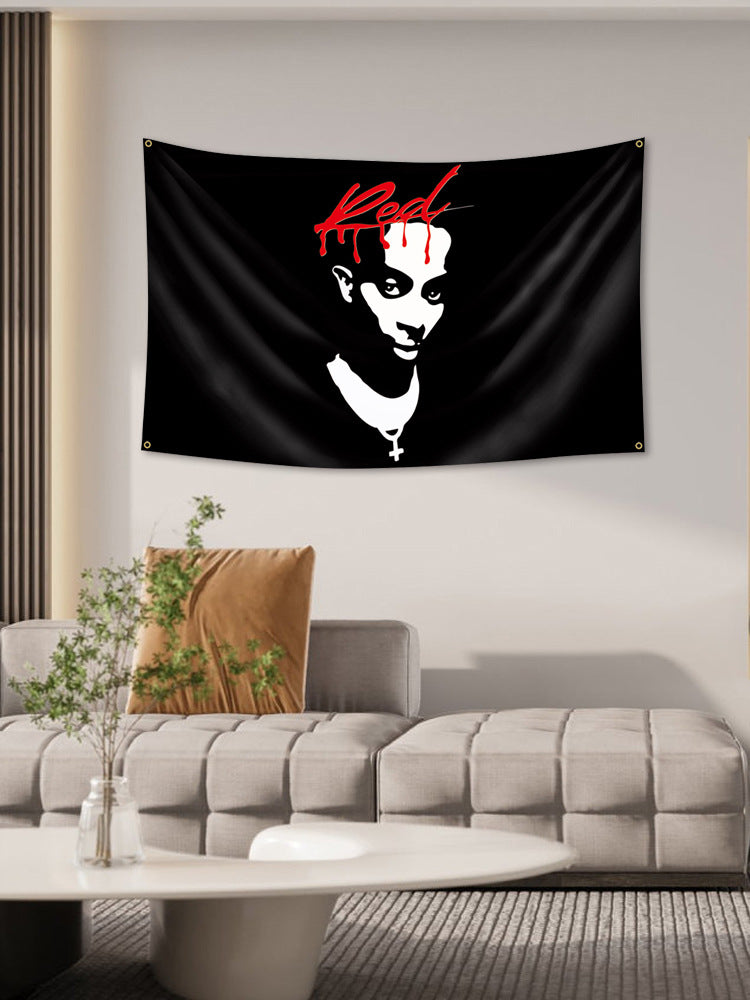 Playboi Carti Red Album Cover Tapestry