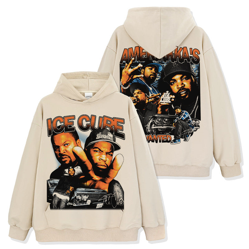 Ice Cube Double-sided Montage Hoodie