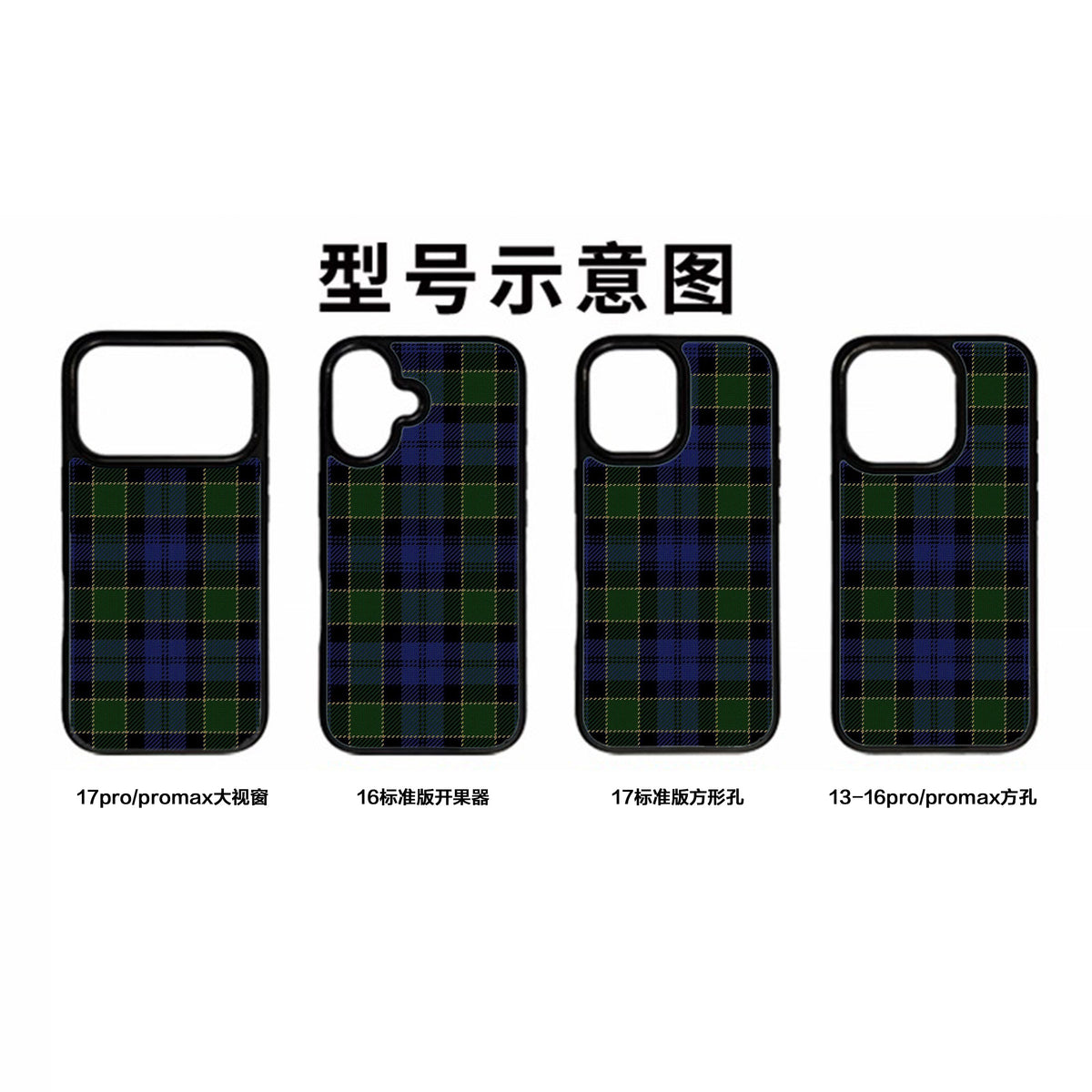 Plaid Design iPhone Case