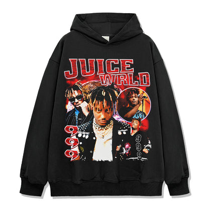 JUICE WRLD 999 Red Montage Hoodie