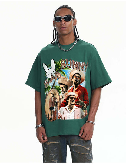 Bad Bunny Collage T-Shirt