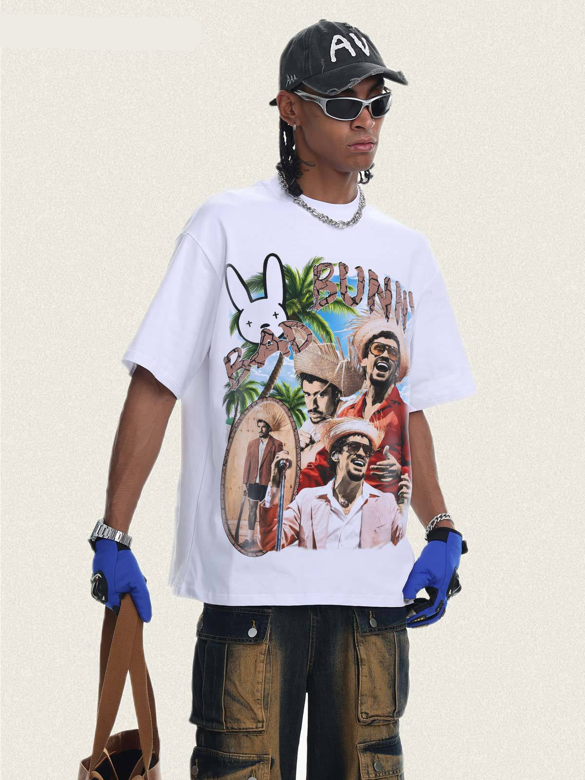Bad Bunny Collage T-Shirt