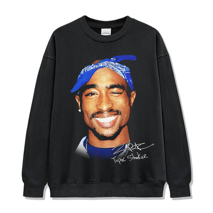 Tupac Smiling Signature Sweatshirt