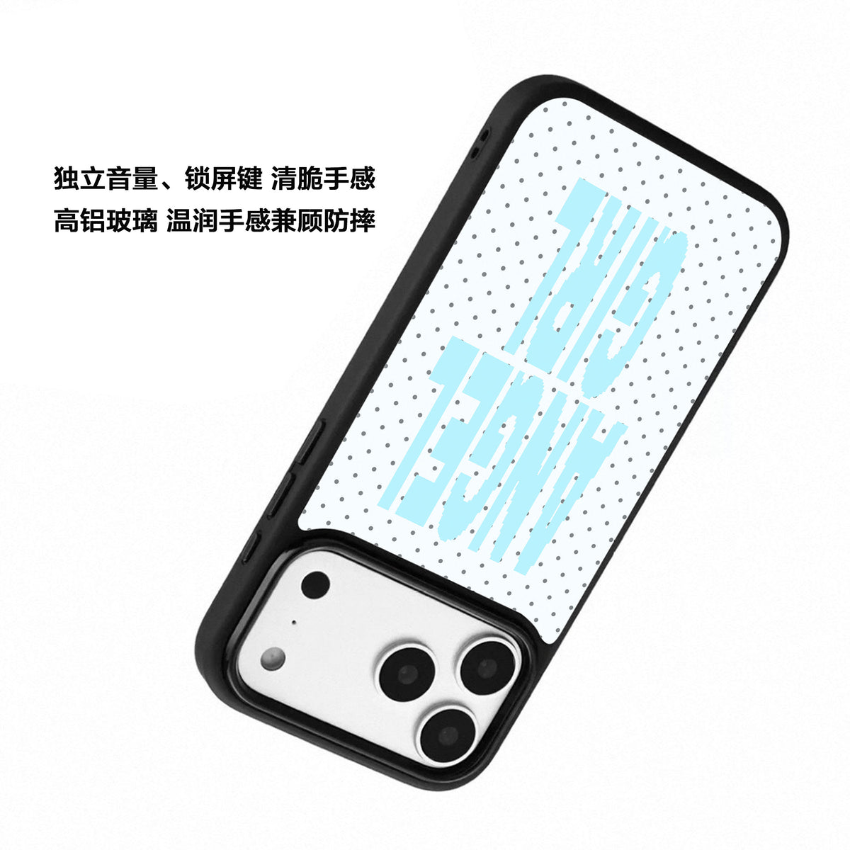 Angel Girl Polka Dots iPhone Case