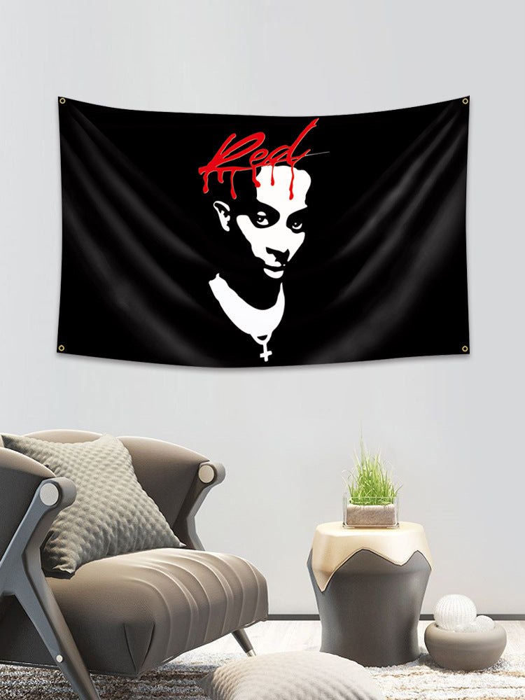 Playboi Carti Red Album Cover Tapestry