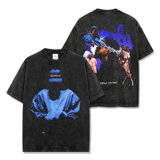 Blue-themed Kendrick Lamar T-Shirt