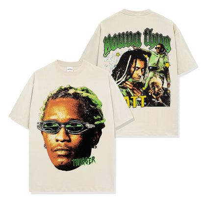 Young Thug Double-sided Green T-Shirt