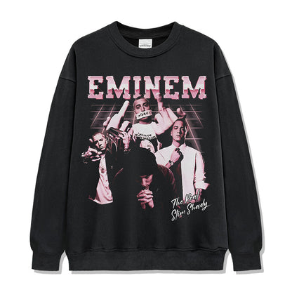 Pink Eminem Montage Sweatshirt