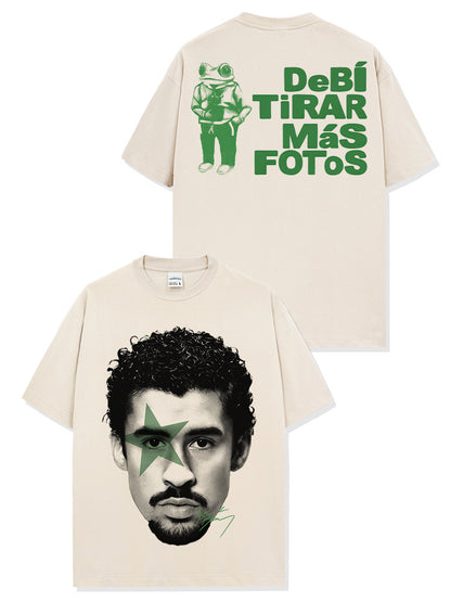 Bad Bunny DeBÍ TiRAR MáS FOToS Green Design T-shirt / Hoodie / Sweatshirt