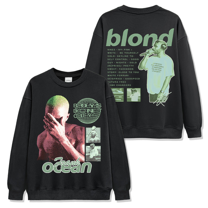 Frank Ocean Blond Album Green Montage Sweatshirt