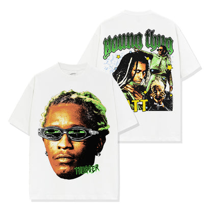 Young Thug Double-sided Green T-Shirt