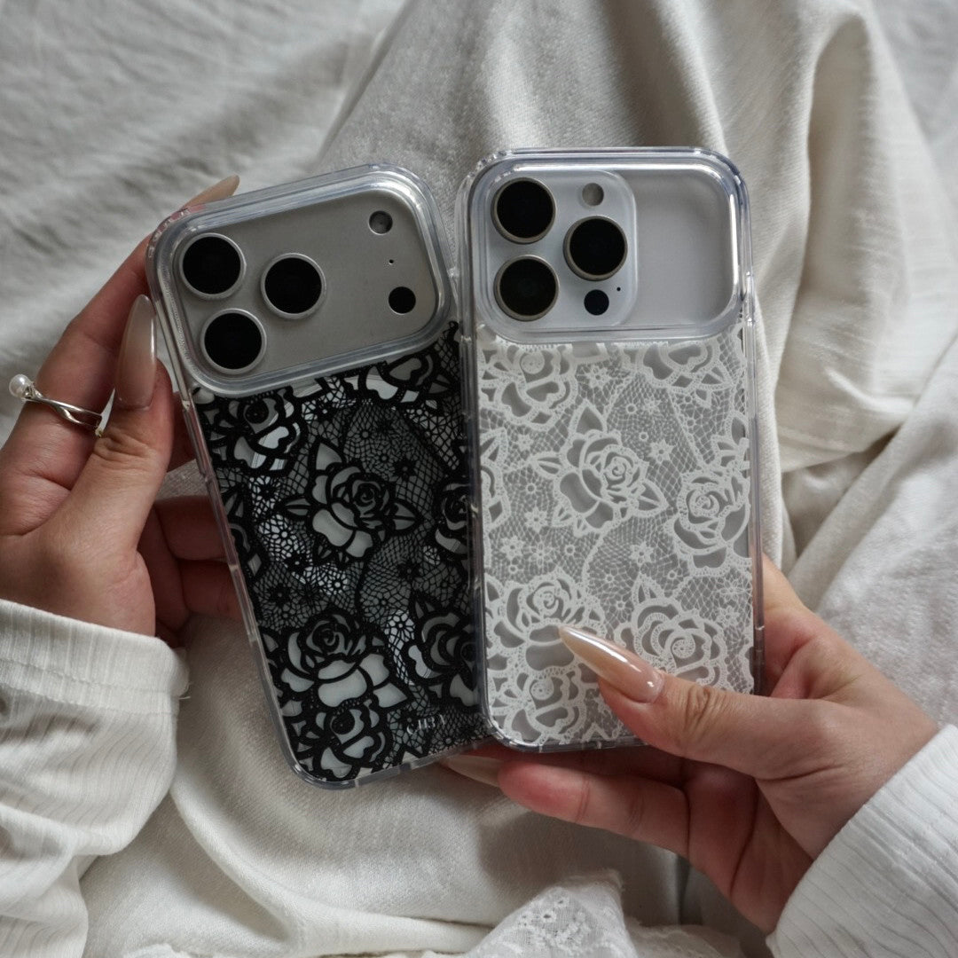 Black and White Lace iPhone Case