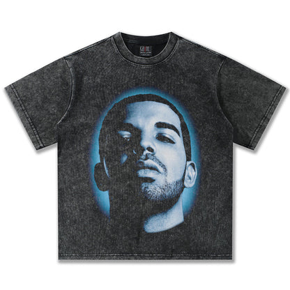 Drake Head T-Shirt Blue Design
